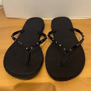 Havaianas You Spike Flip Flops sz 9-10 (39-40)